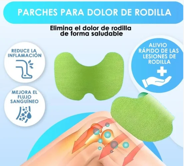 Caja de 10 Unidad - Parches para Rodilla