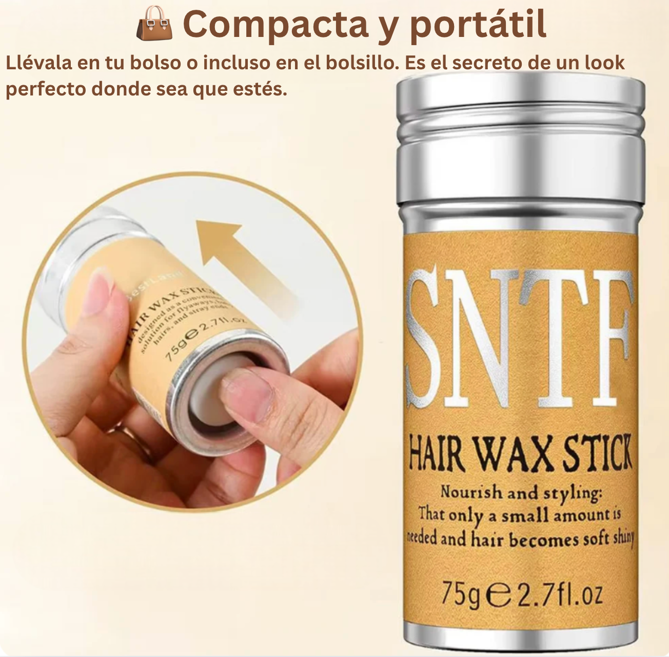 Cera Anti-Frizz en Barra