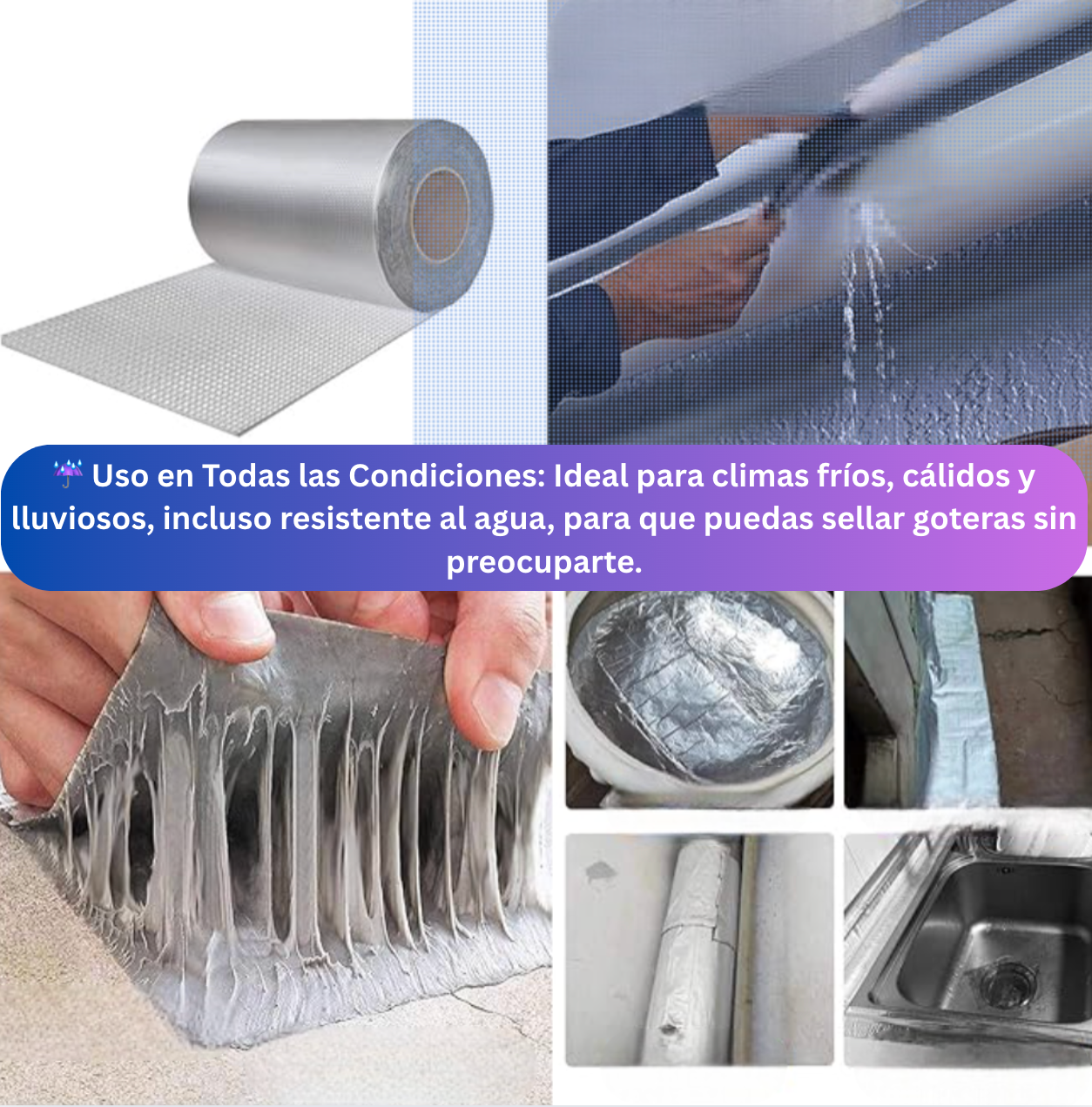 Cinta Impermeable Tapagotera-FlexPower