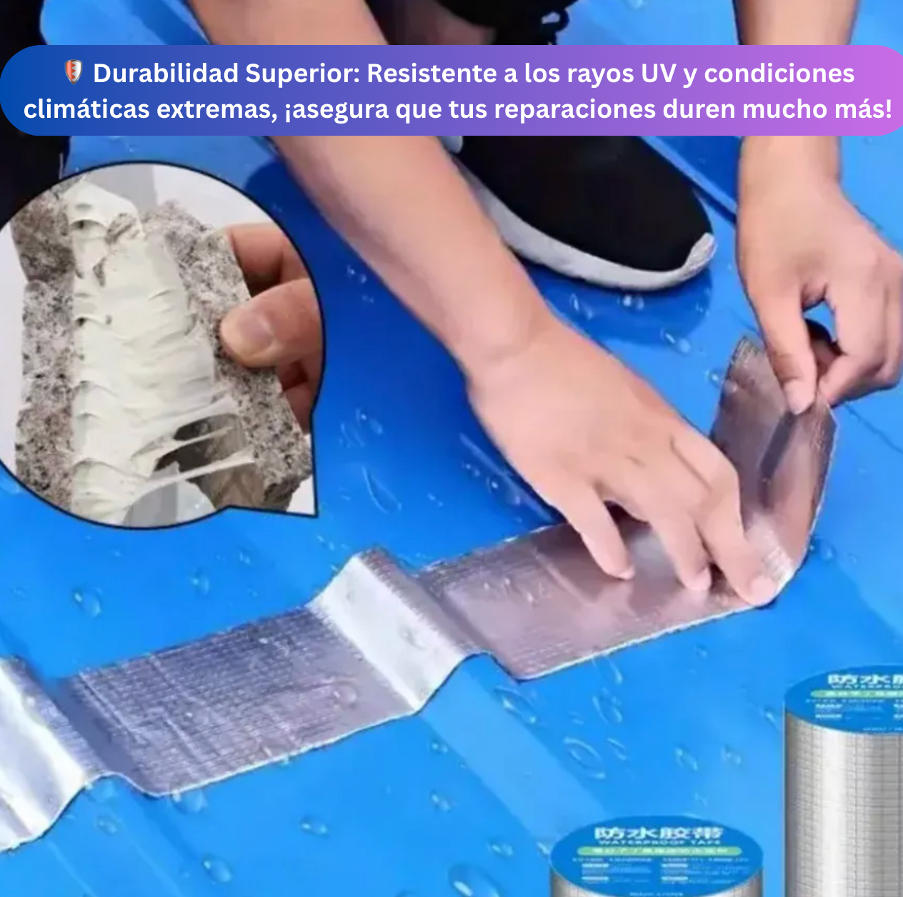 Cinta Impermeable Tapagotera-FlexPower