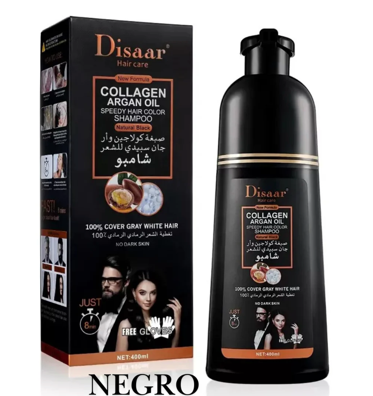 SHAMPOO TINTE CUBRE CANAS