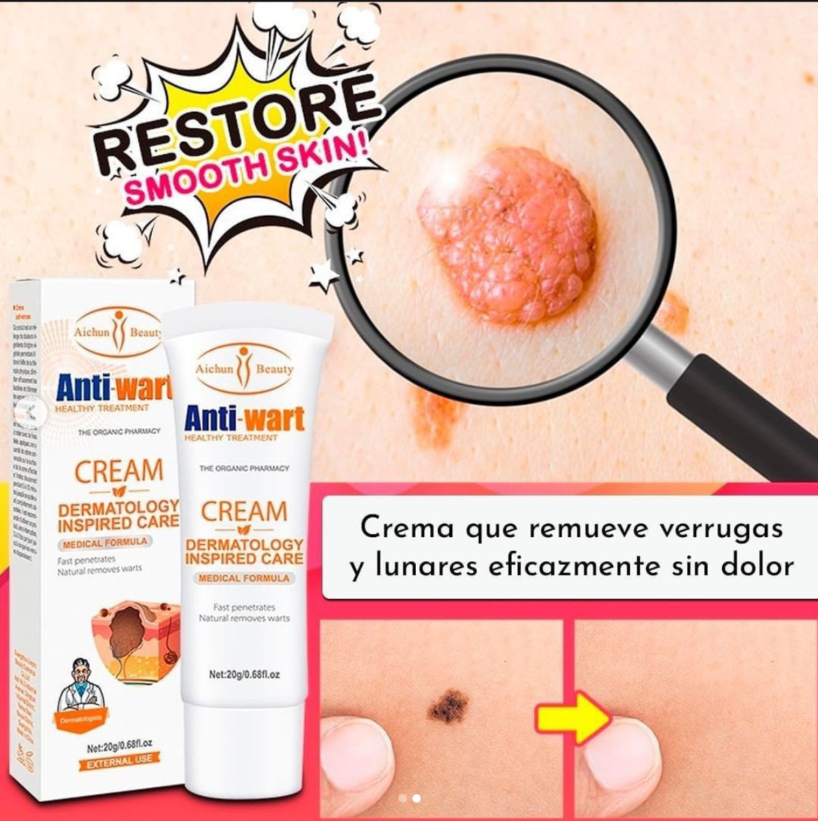 CREMA ELIMINACIÓN DE VERRUGAS