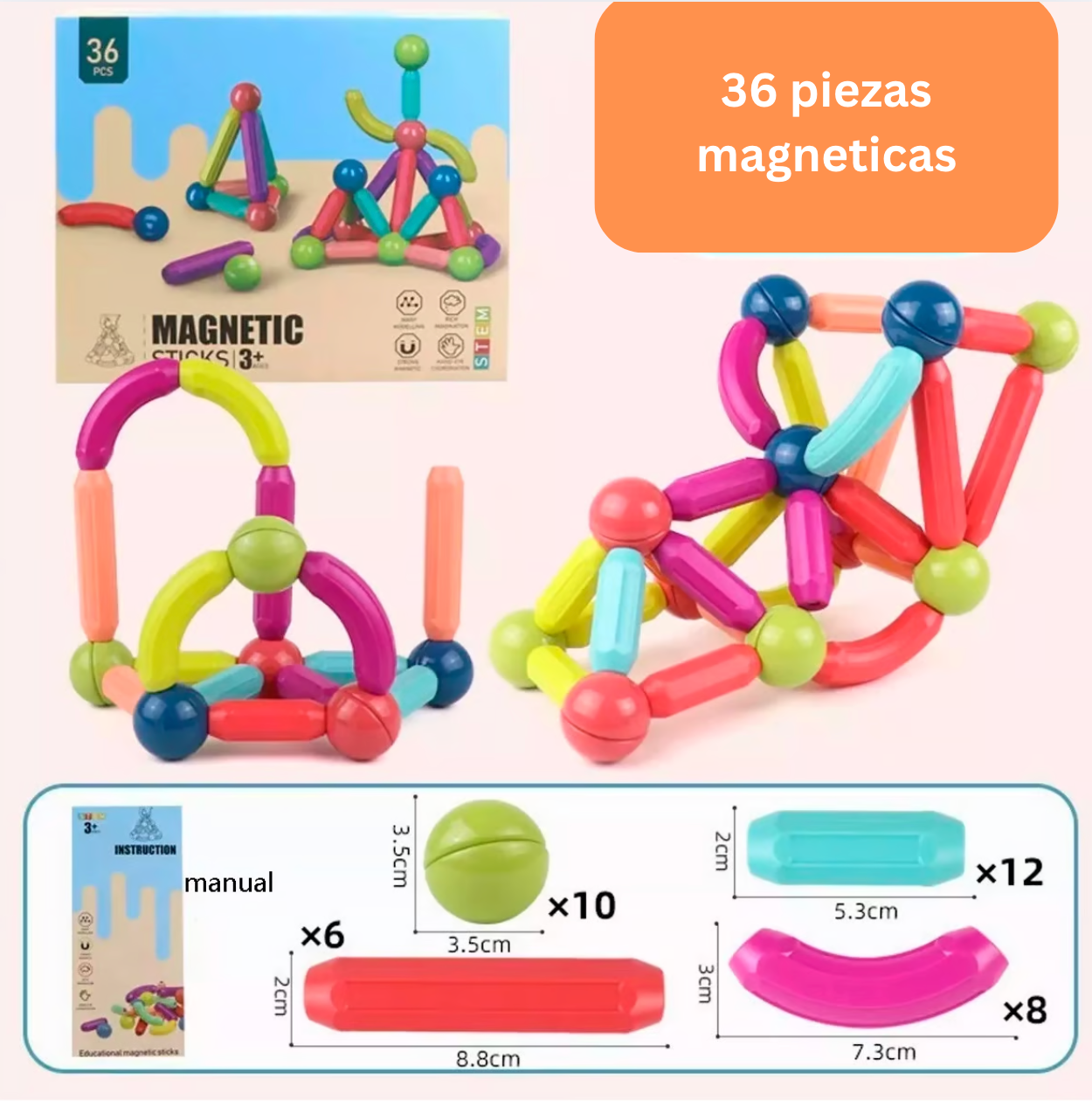 MagnetiBlocks 36Piezas